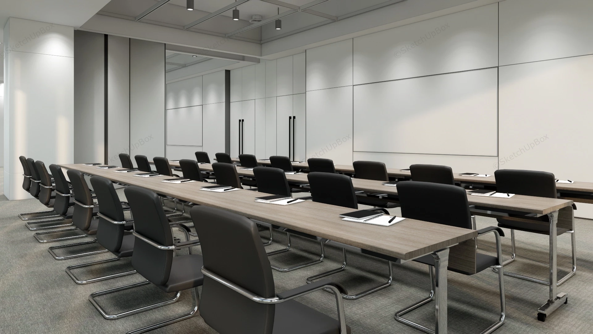 Conference Room Lecture Hall Design sketchup model preview - SketchupBox