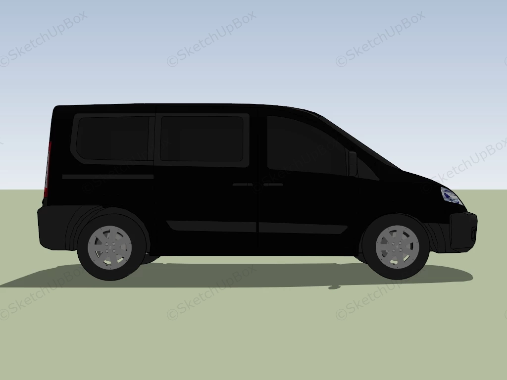 Citroen Jumpy sketchup model preview - SketchupBox