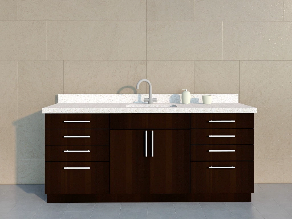 Bathroom Vanity Cabient sketchup model preview - SketchupBox