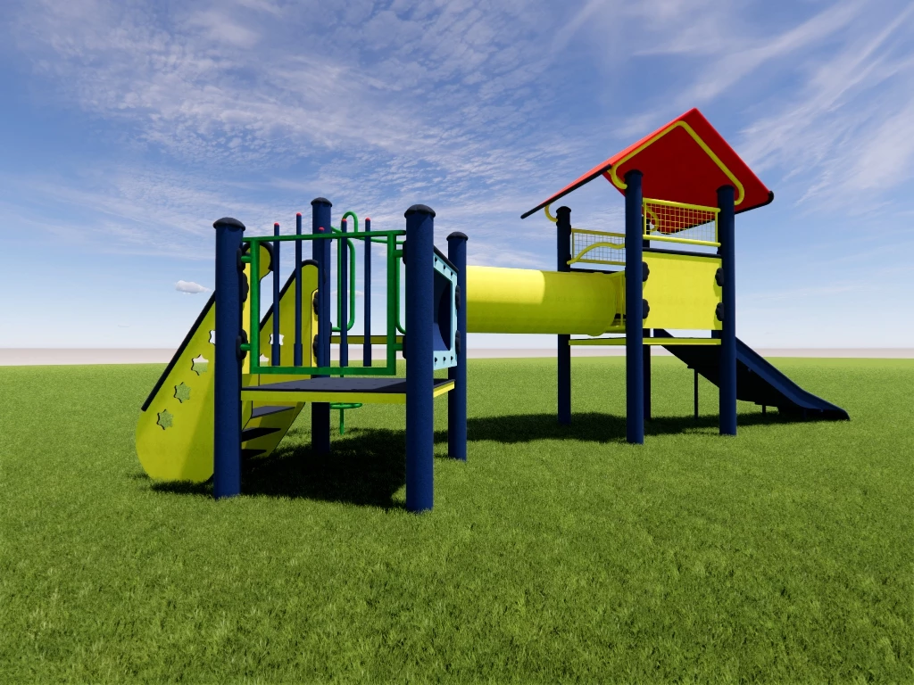 Backyard Playset sketchup model preview - SketchupBox