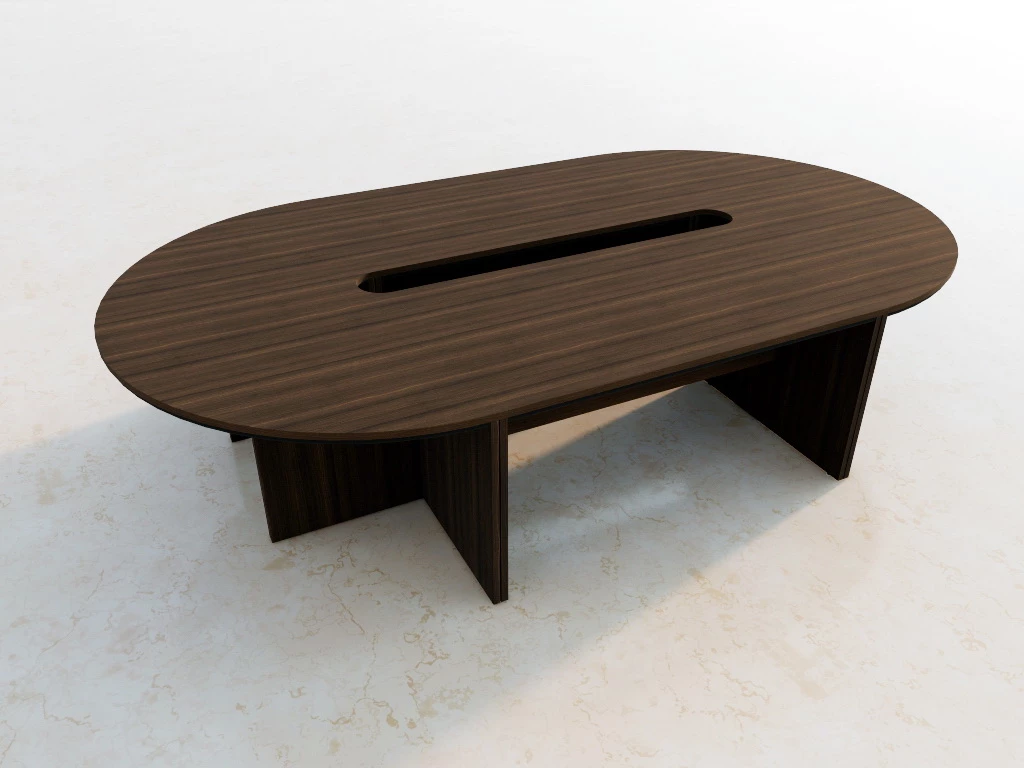 Oval Conference Table sketchup model preview - SketchupBox