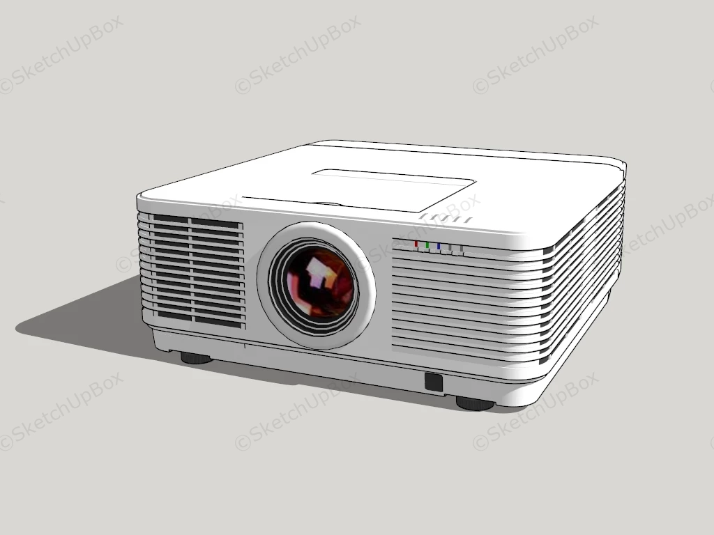 Small Projector sketchup model preview - SketchupBox