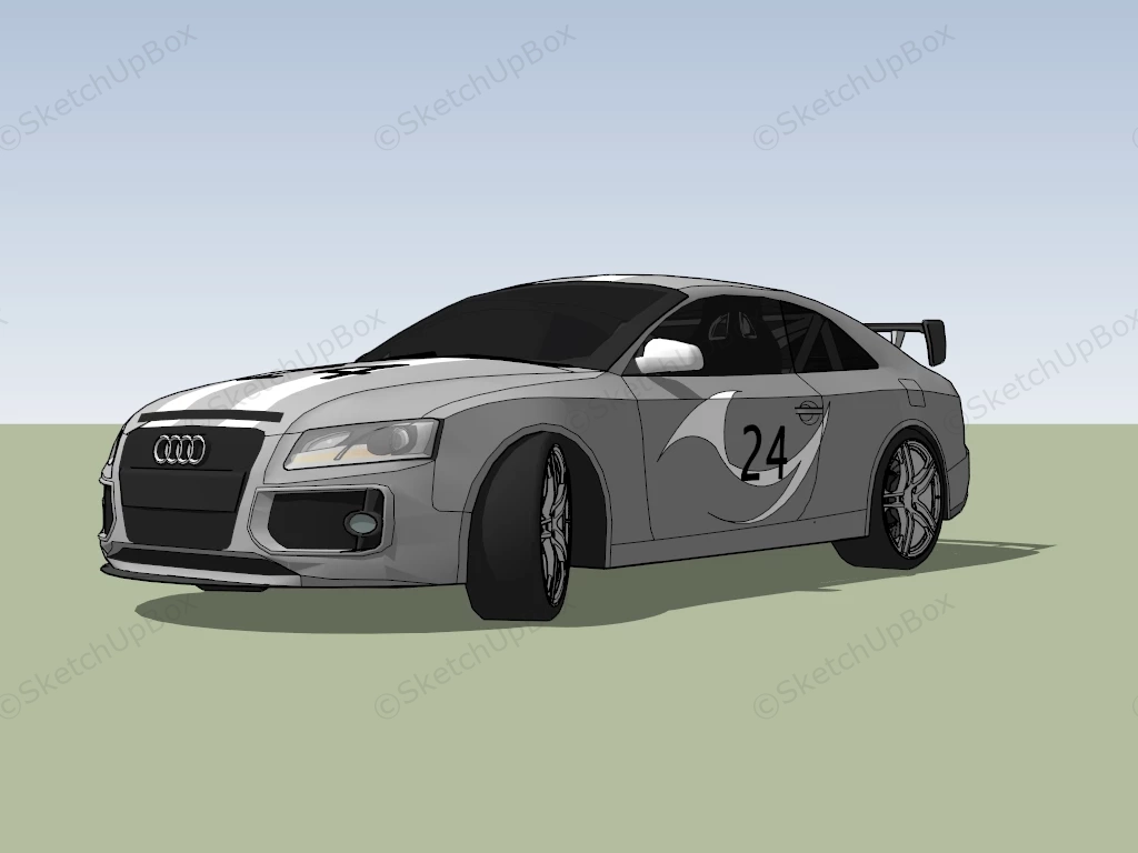 Audi S5 Modified sketchup model preview - SketchupBox