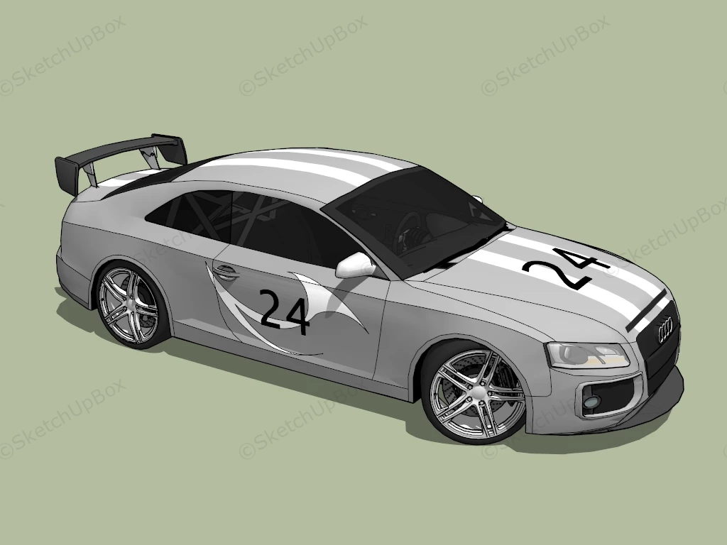 Audi S5 Modified sketchup model preview - SketchupBox