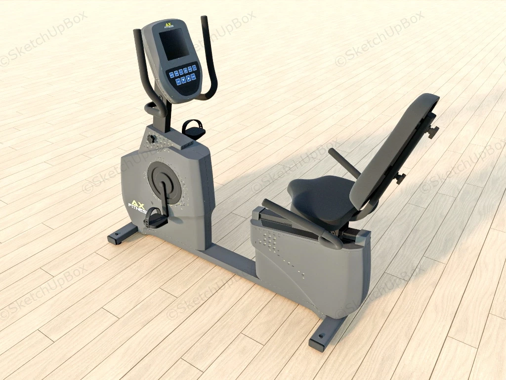 Stationary Bicycle sketchup model preview - SketchupBox