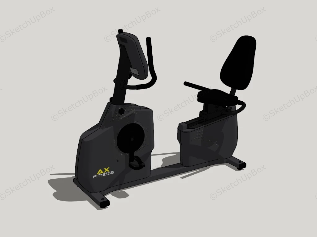 Stationary Bicycle sketchup model preview - SketchupBox