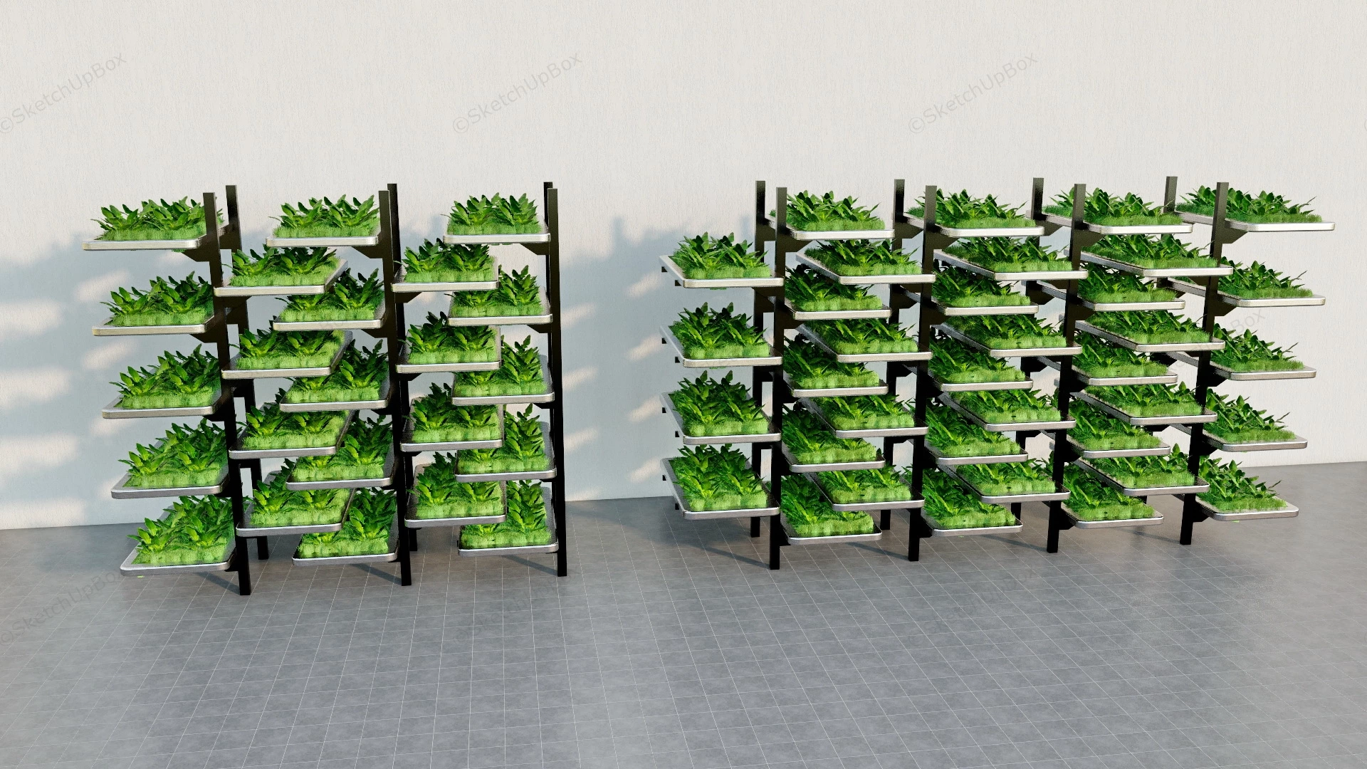 Vertical Vegetable Garden sketchup model preview - SketchupBox