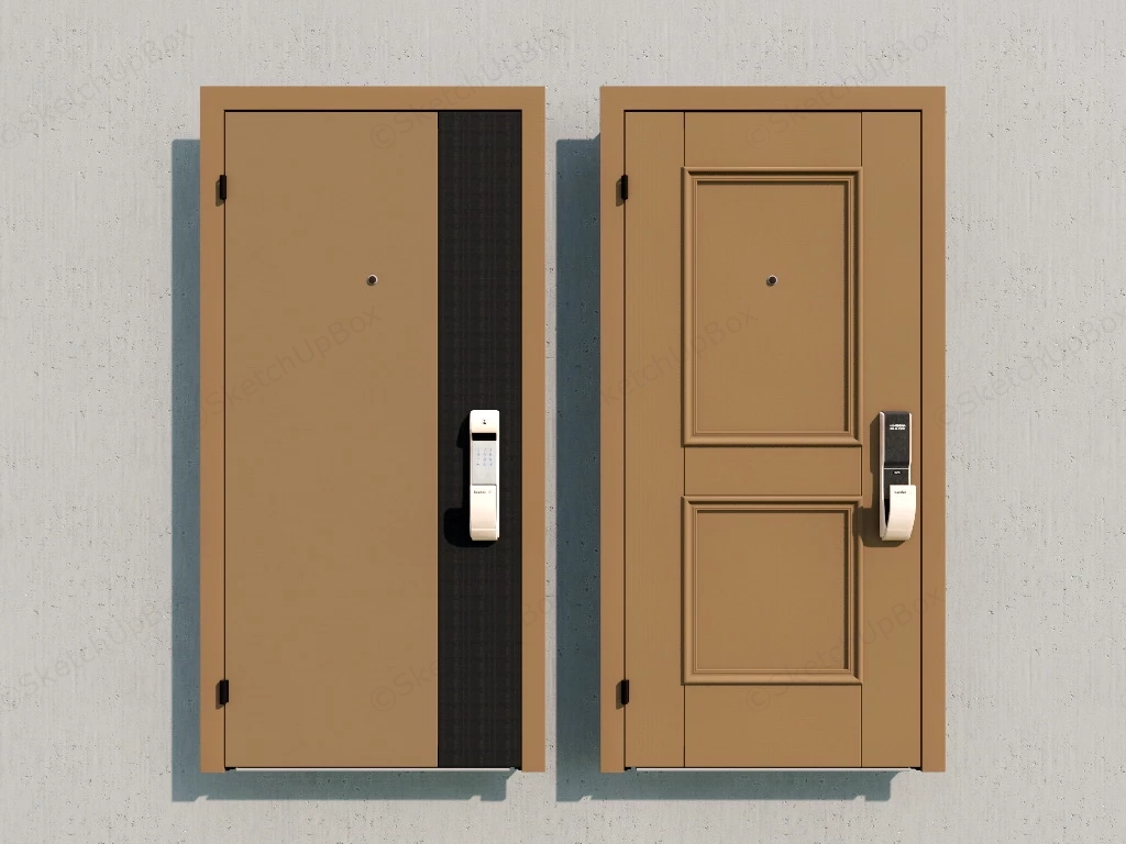 Home Entrance Doors sketchup model preview - SketchupBox
