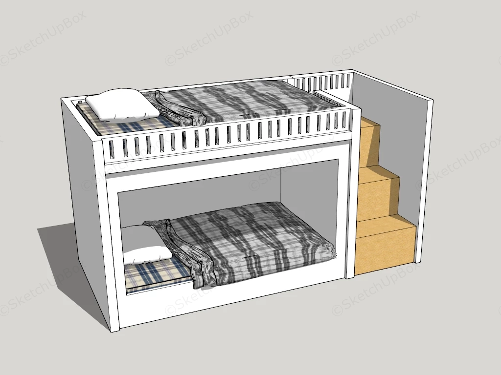 Adult Bunk Beds sketchup model preview - SketchupBox