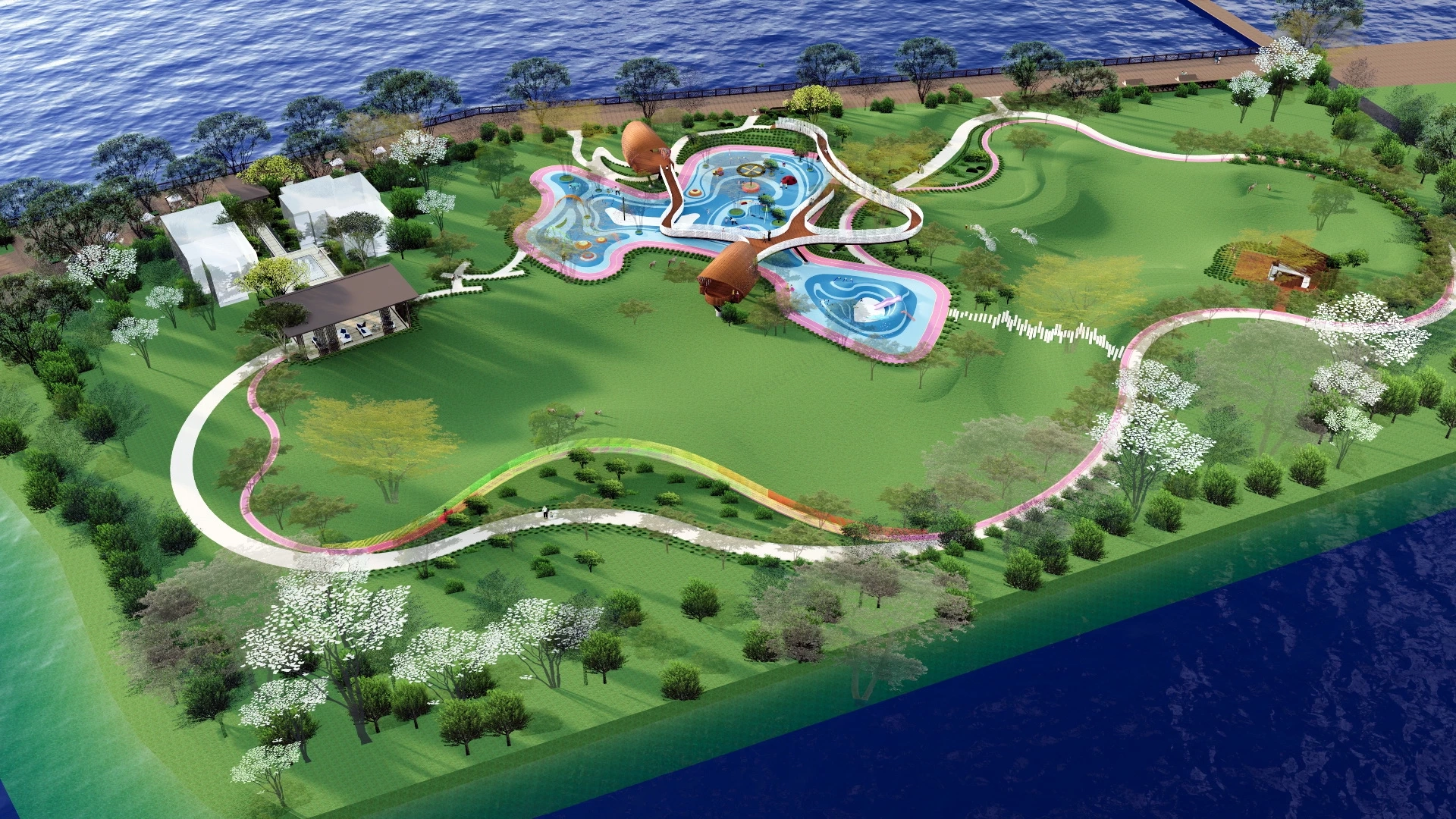 Kids Adventure Park Plan sketchup model preview - SketchupBox