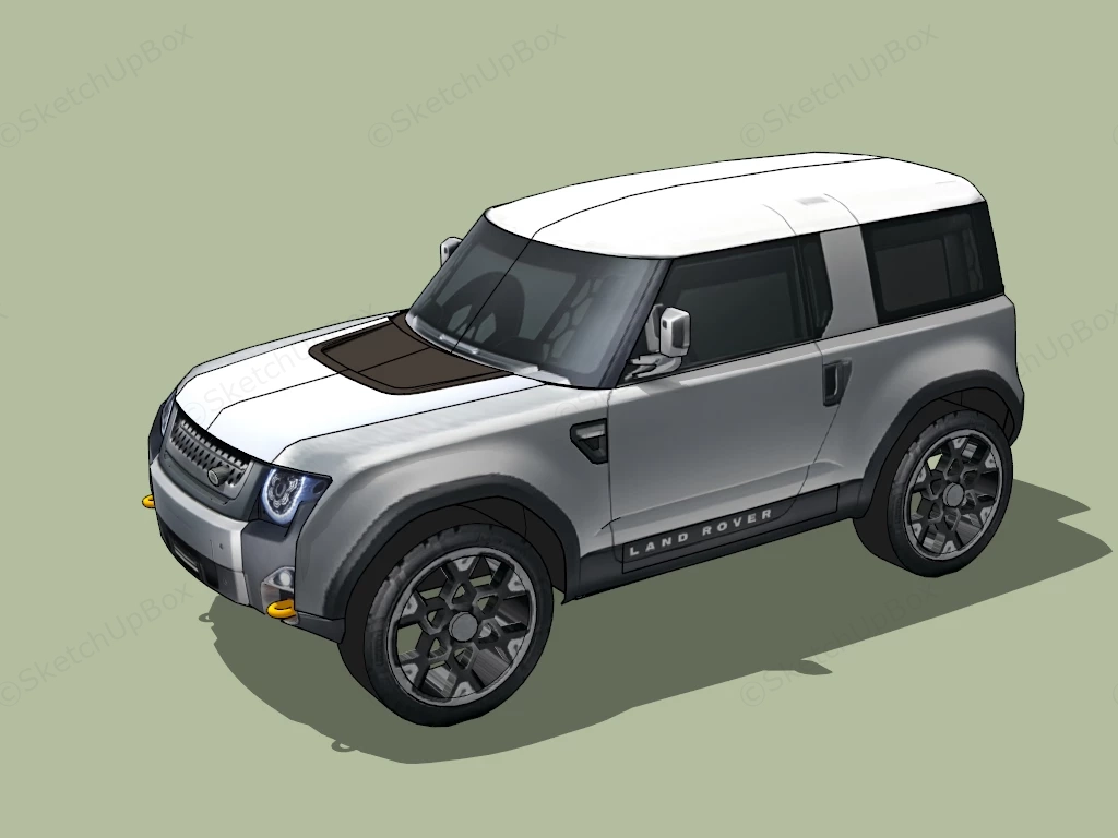 Land Rover DC100 sketchup model preview - SketchupBox