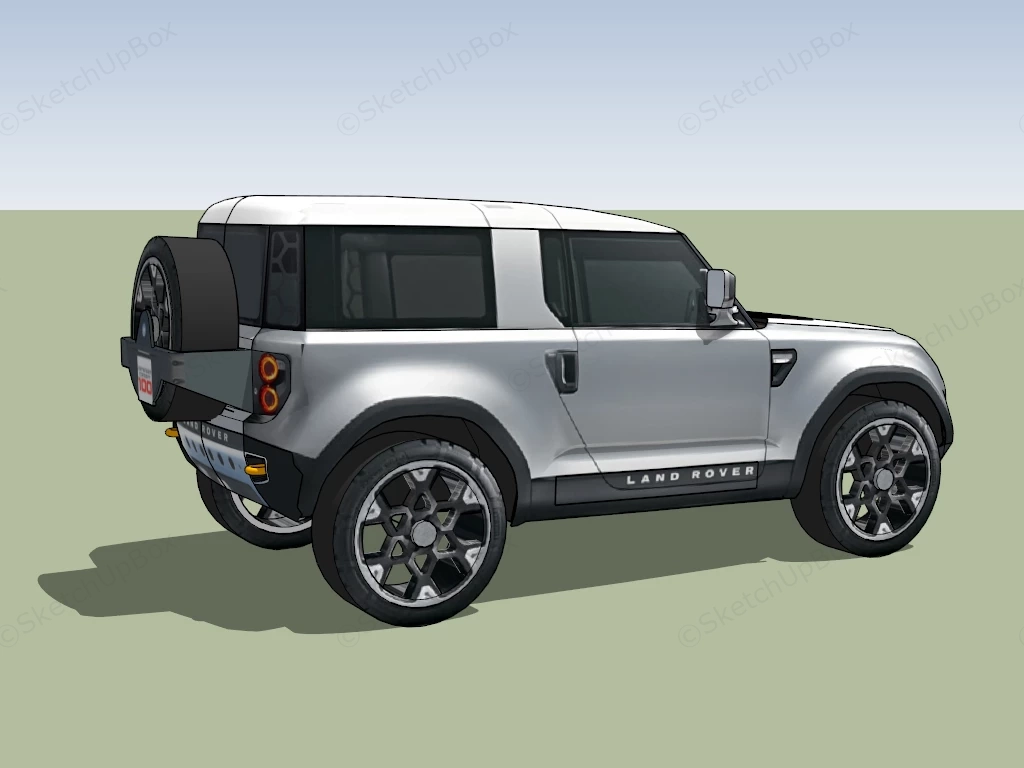 Land Rover DC100 sketchup model preview - SketchupBox
