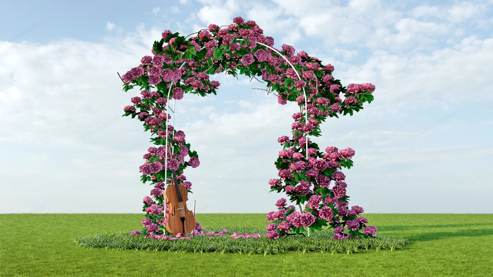 Ornamental Rose Arch sketchup model preview - SketchupBox