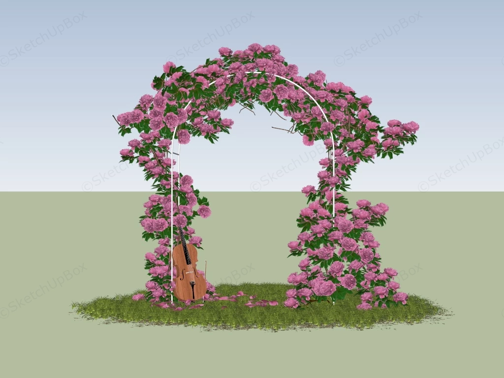 Ornamental Rose Arch sketchup model preview - SketchupBox