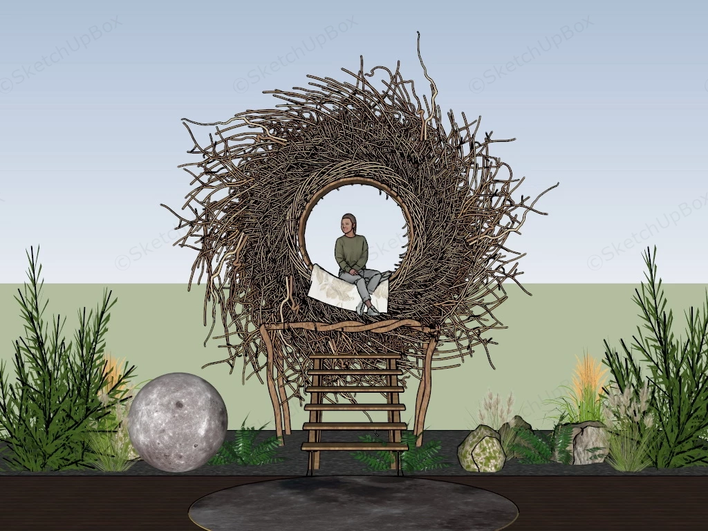 Playable Art Installation sketchup model preview - SketchupBox