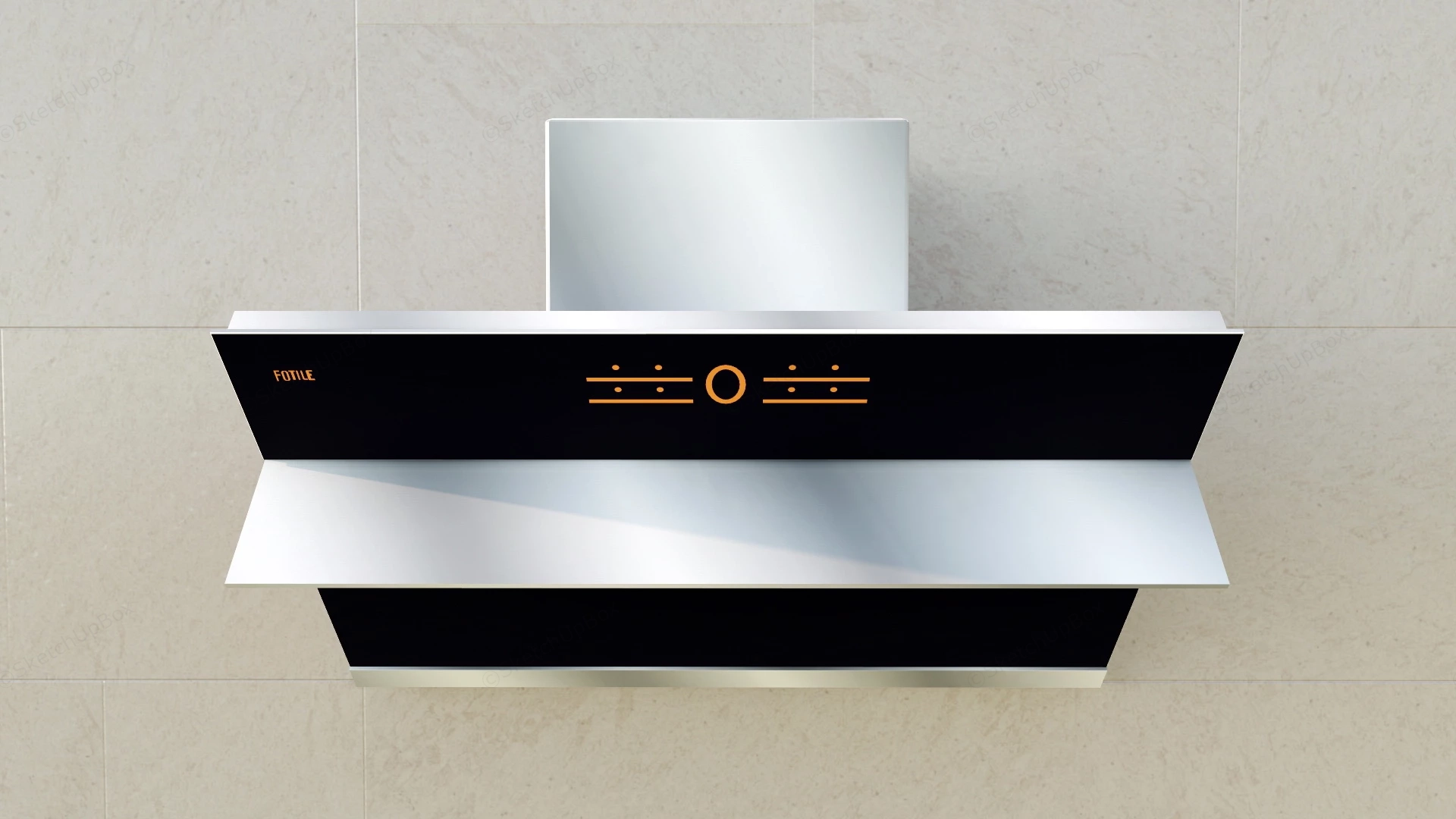 Fotile Range Hood sketchup model preview - SketchupBox