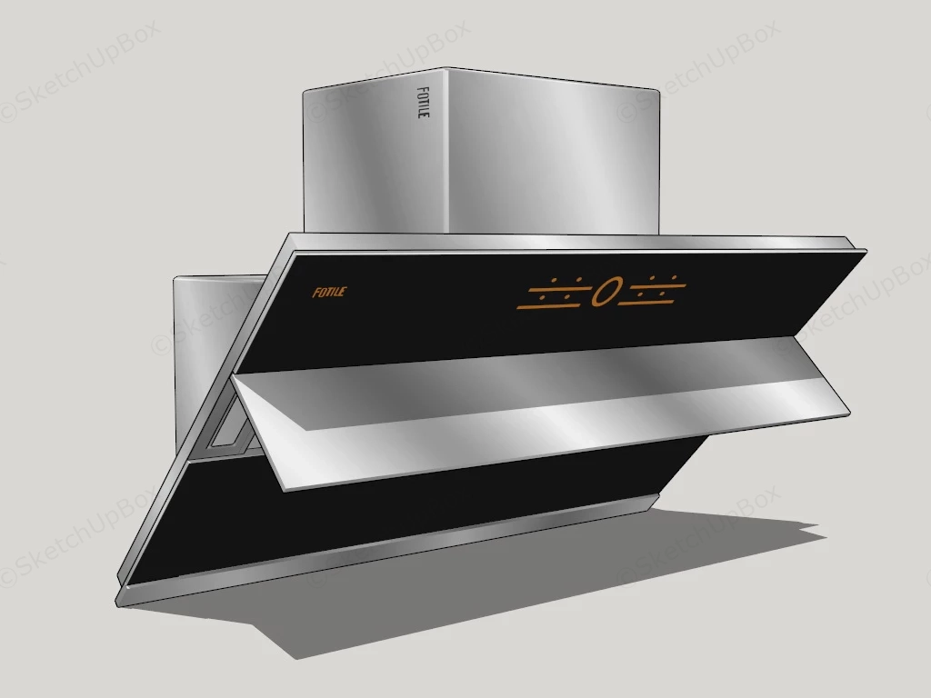 Fotile Range Hood sketchup model preview - SketchupBox