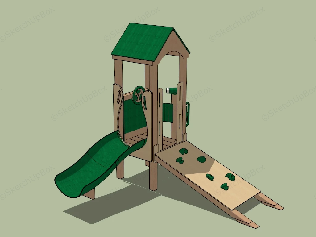 Small Indoor Playset sketchup model preview - SketchupBox