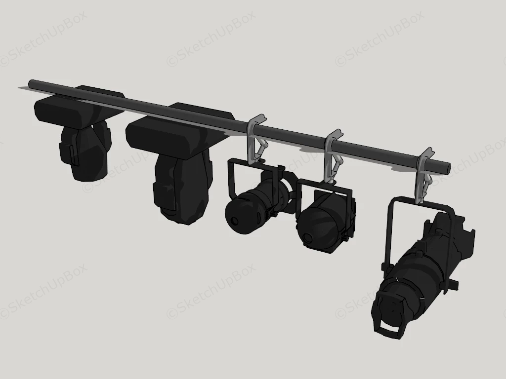 Theater Stage Spotlight sketchup model preview - SketchupBox