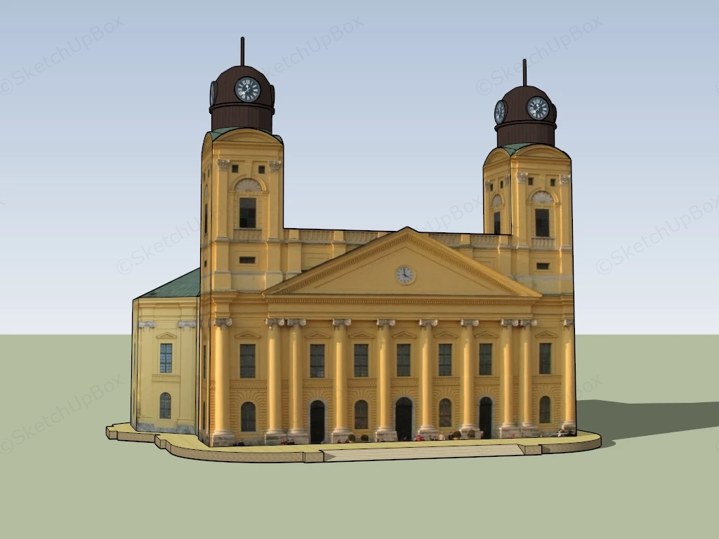 Reformed Great Church sketchup model preview - SketchupBox