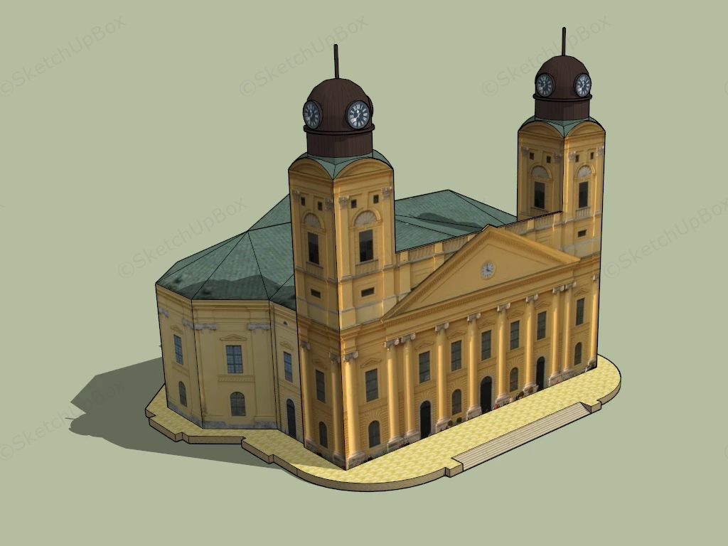 Reformed Great Church sketchup model preview - SketchupBox