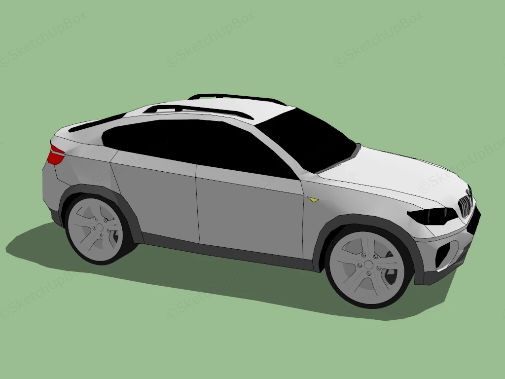 BMW X6 sketchup model preview - SketchupBox