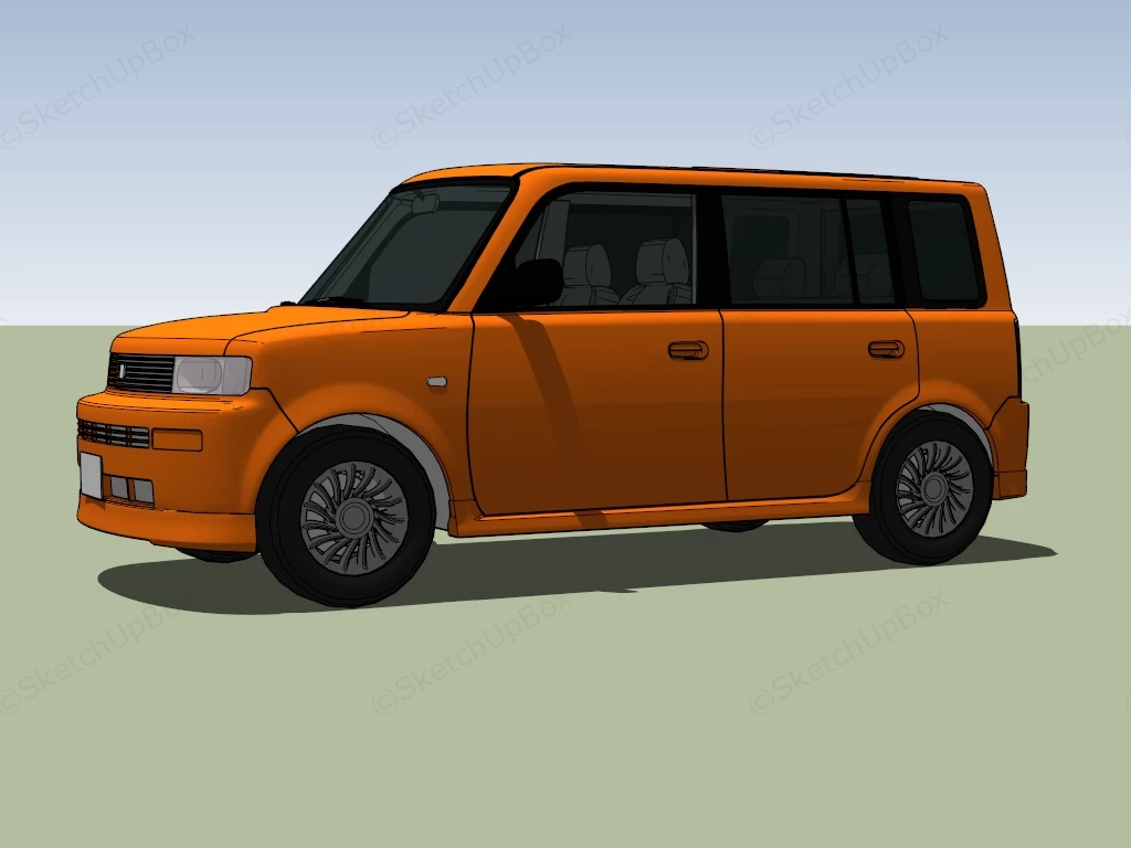 Toyota BB sketchup model preview - SketchupBox
