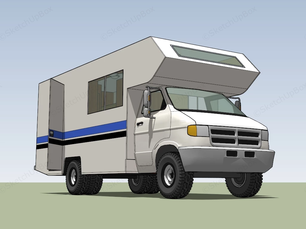 RV Camper sketchup model preview - SketchupBox