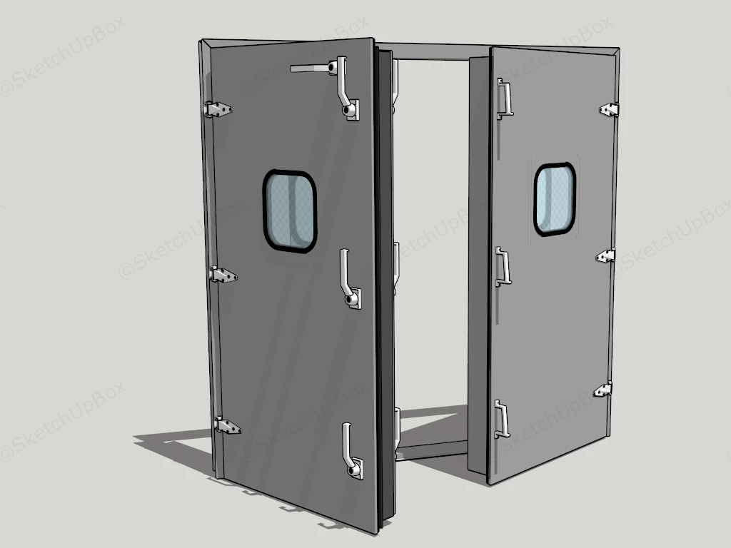 Fireproof Door sketchup model preview - SketchupBox