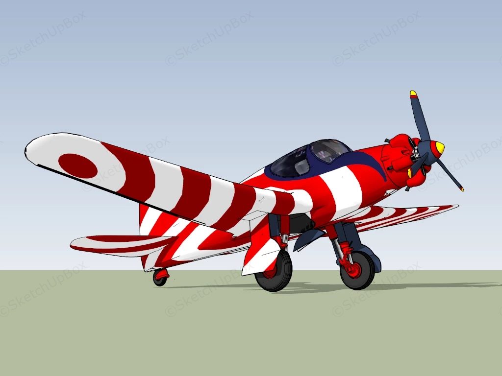 Small Airplane sketchup model preview - SketchupBox