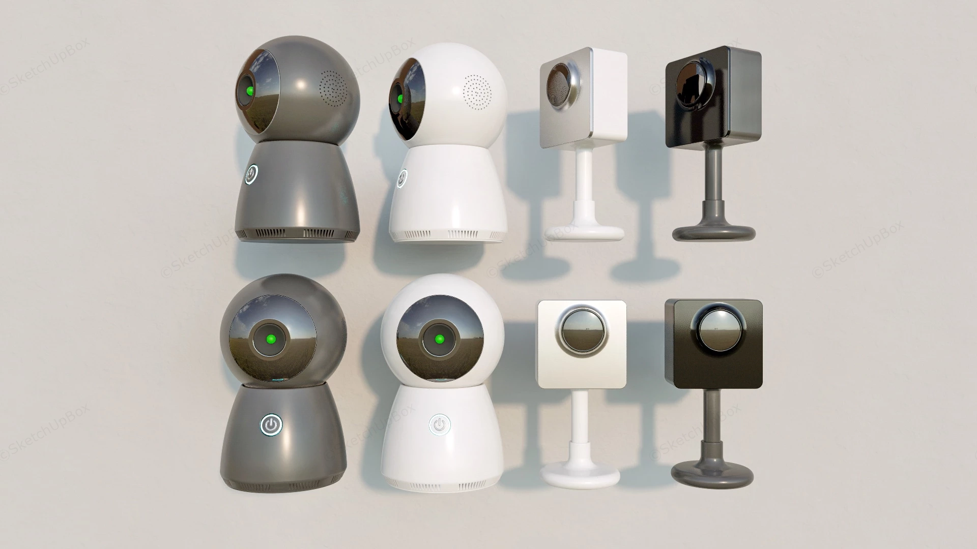 Desktop Cameras sketchup model preview - SketchupBox