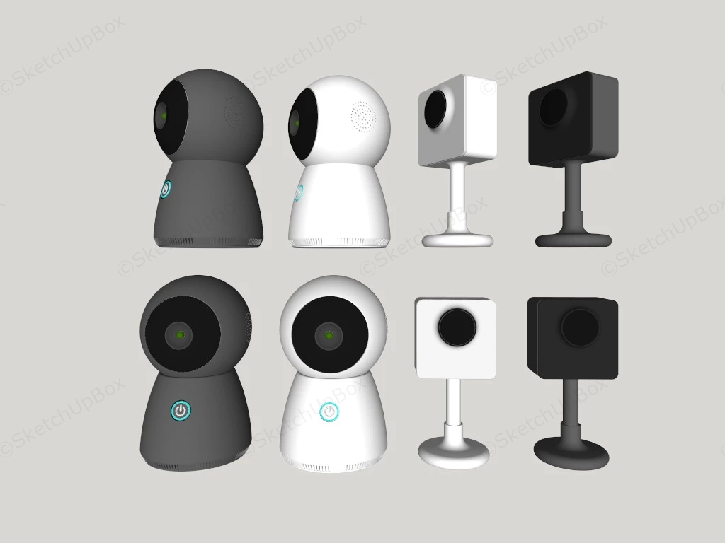 Desktop Cameras sketchup model preview - SketchupBox