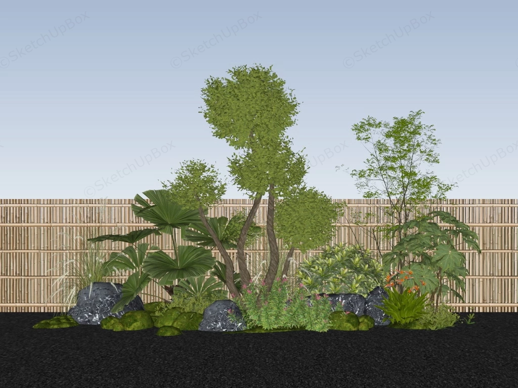 Accent Plants For Garden sketchup model preview - SketchupBox
