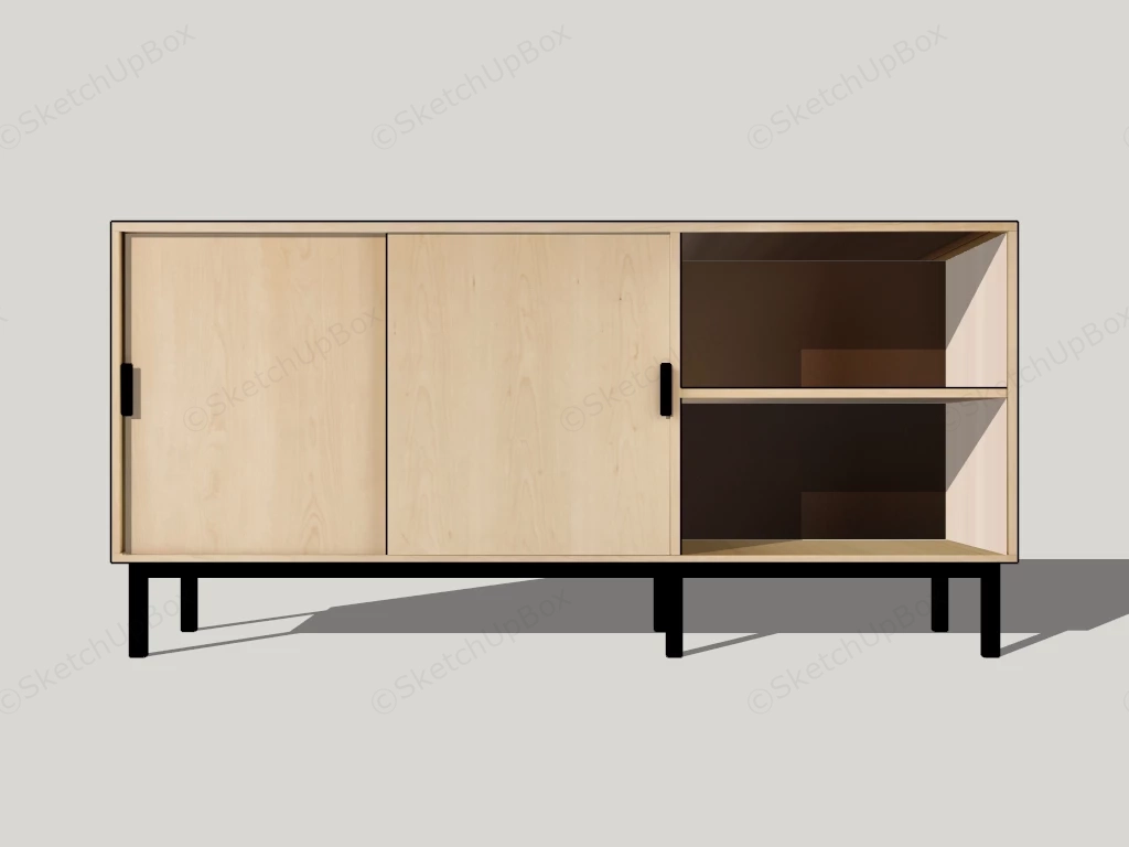 Sideboard Furniture sketchup model preview - SketchupBox