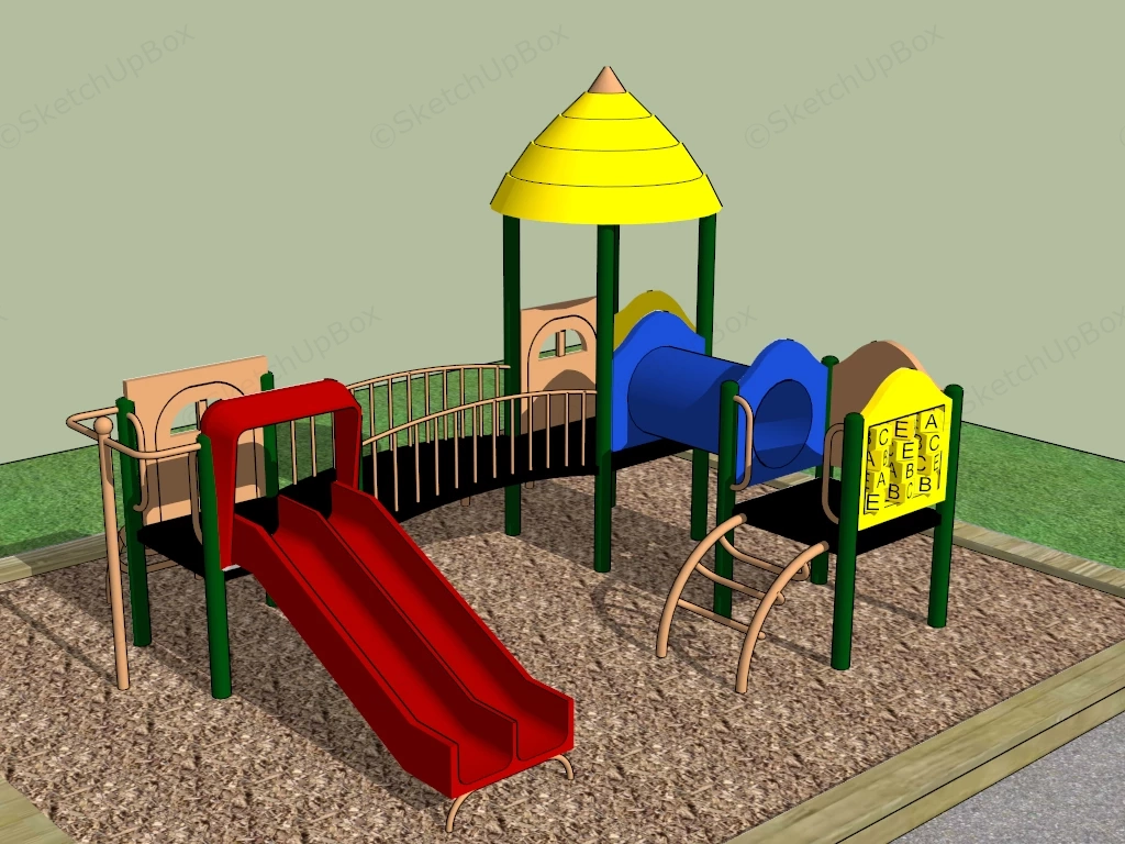 Backyard Playsets sketchup model preview - SketchupBox