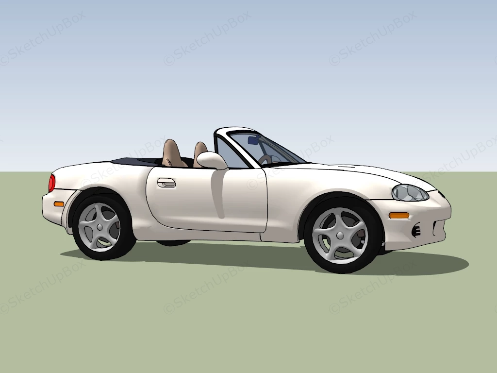 Mazda MX 5 Miata sketchup model preview - SketchupBox