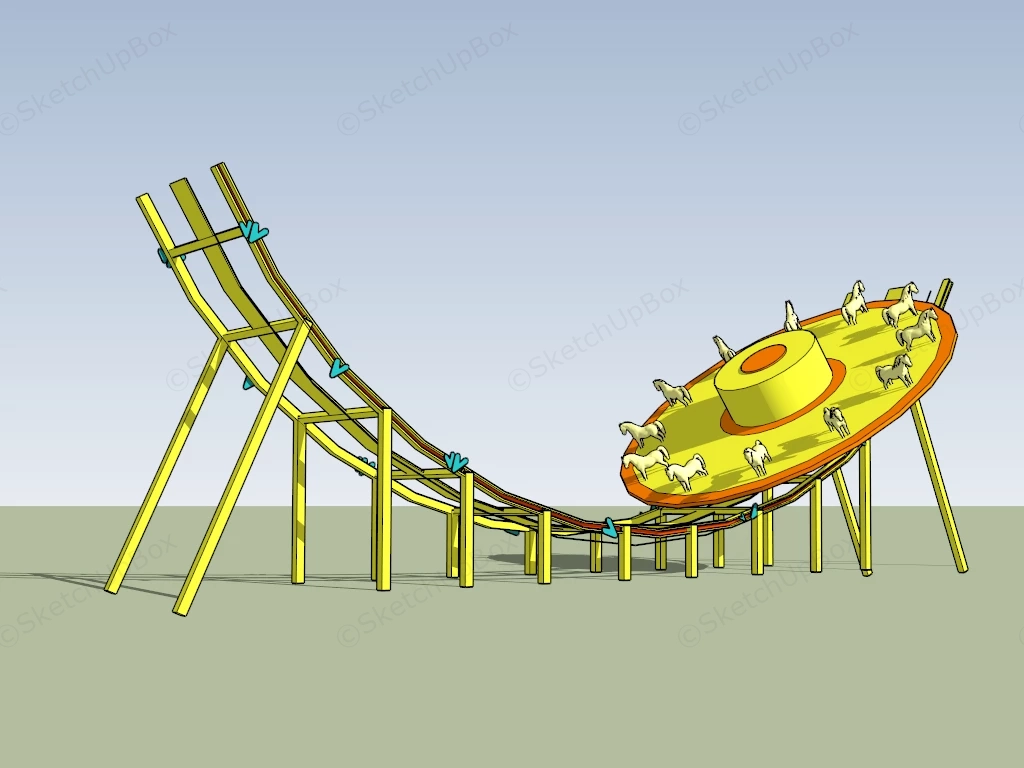 Disk O Ride sketchup model preview - SketchupBox