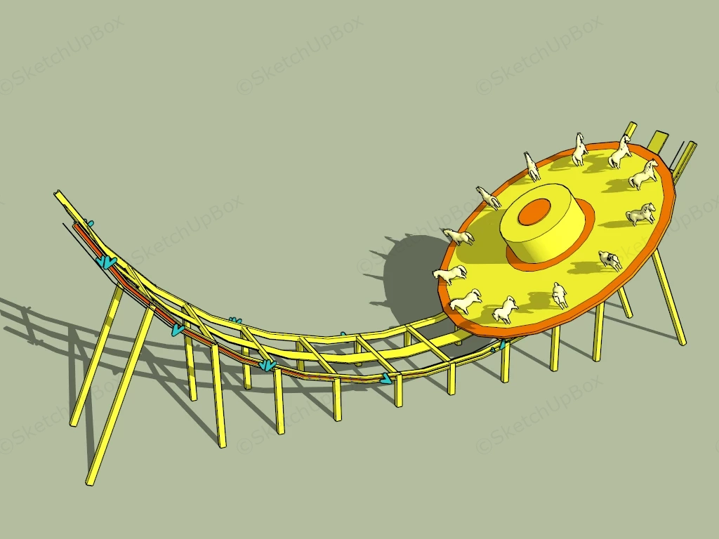 Disk O Ride sketchup model preview - SketchupBox