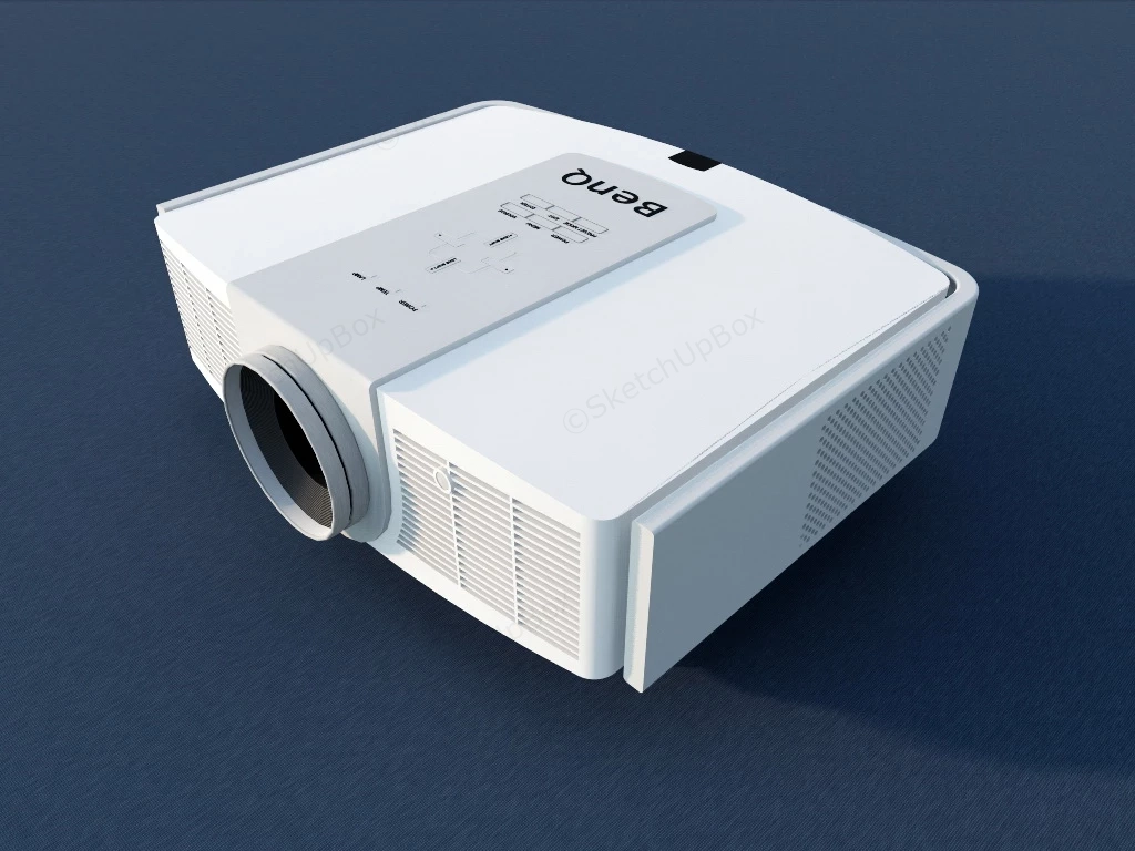 BenQ Projector sketchup model preview - SketchupBox