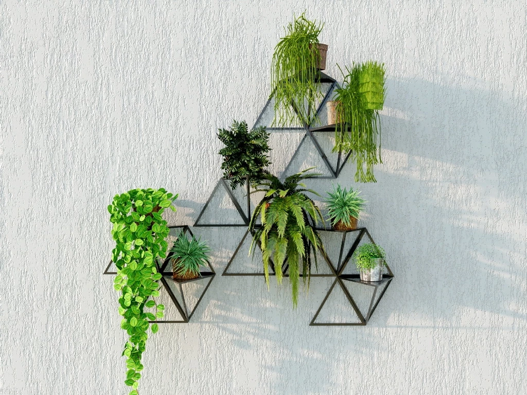 Wall Mount Plant Holder sketchup model preview - SketchupBox