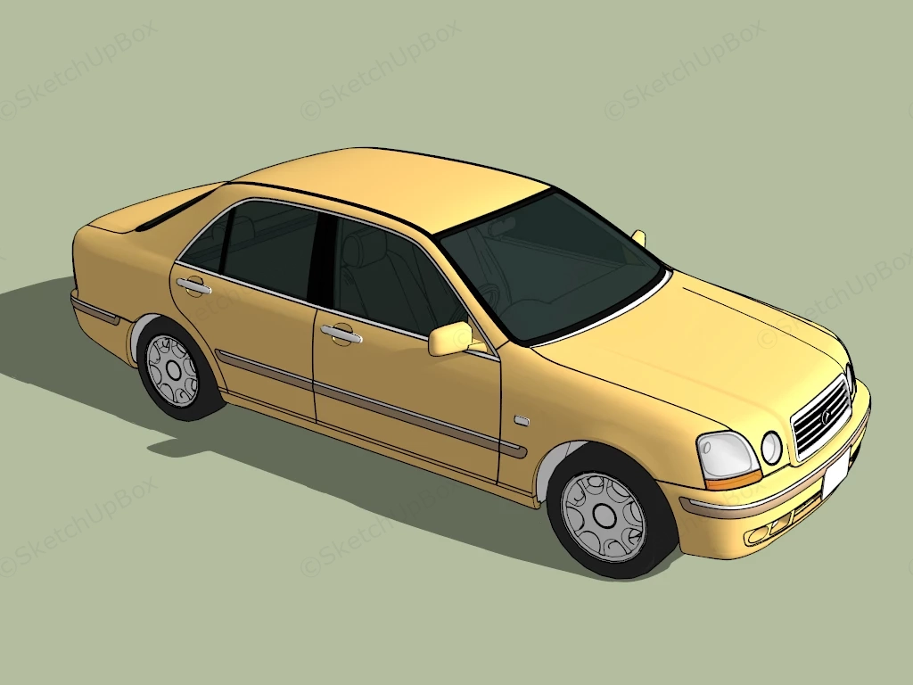 Toyota Progres sketchup model preview - SketchupBox