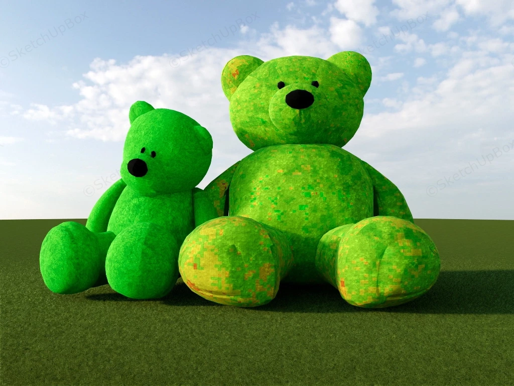 Bear Topiary sketchup model preview - SketchupBox