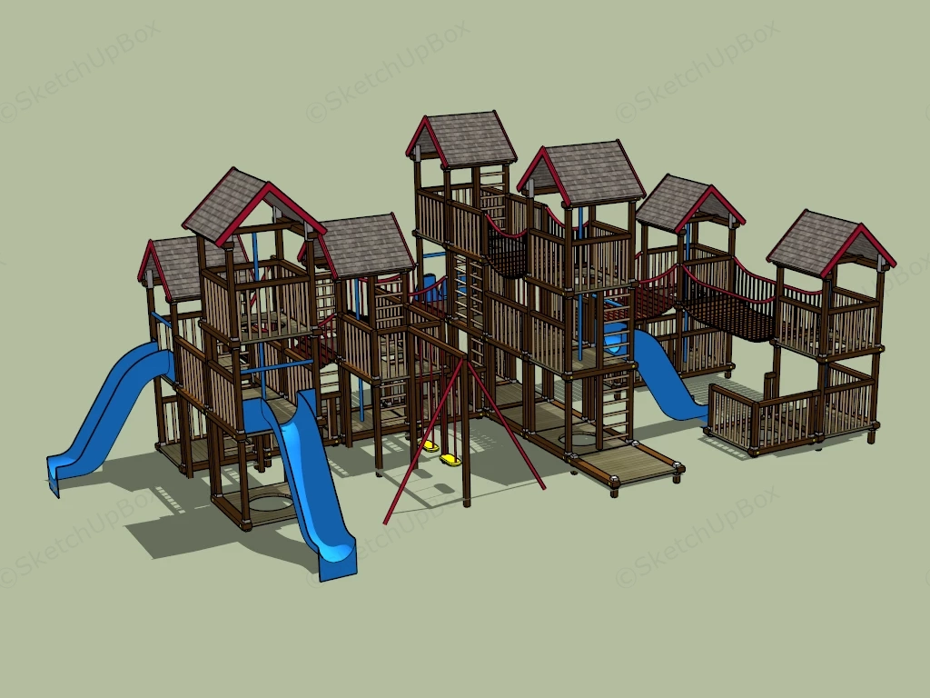 Children Adventure Playset sketchup model preview - SketchupBox