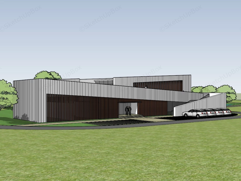 Creative Office Building Design sketchup model preview - SketchupBox