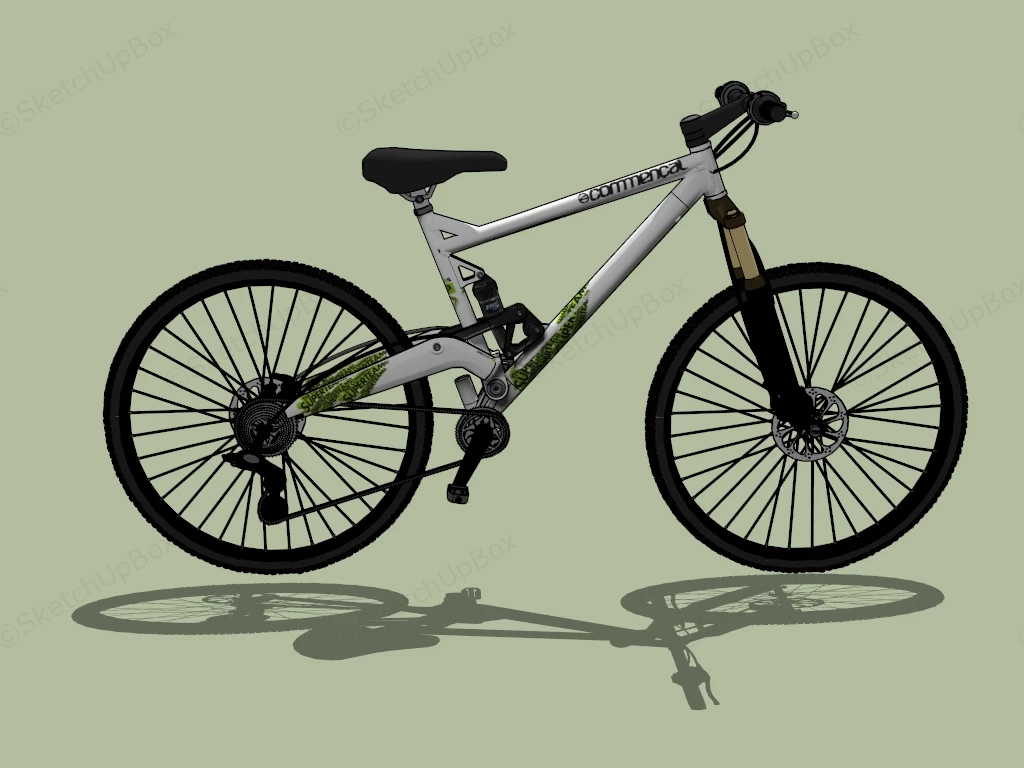 Commencal Mountain Bike sketchup model preview - SketchupBox