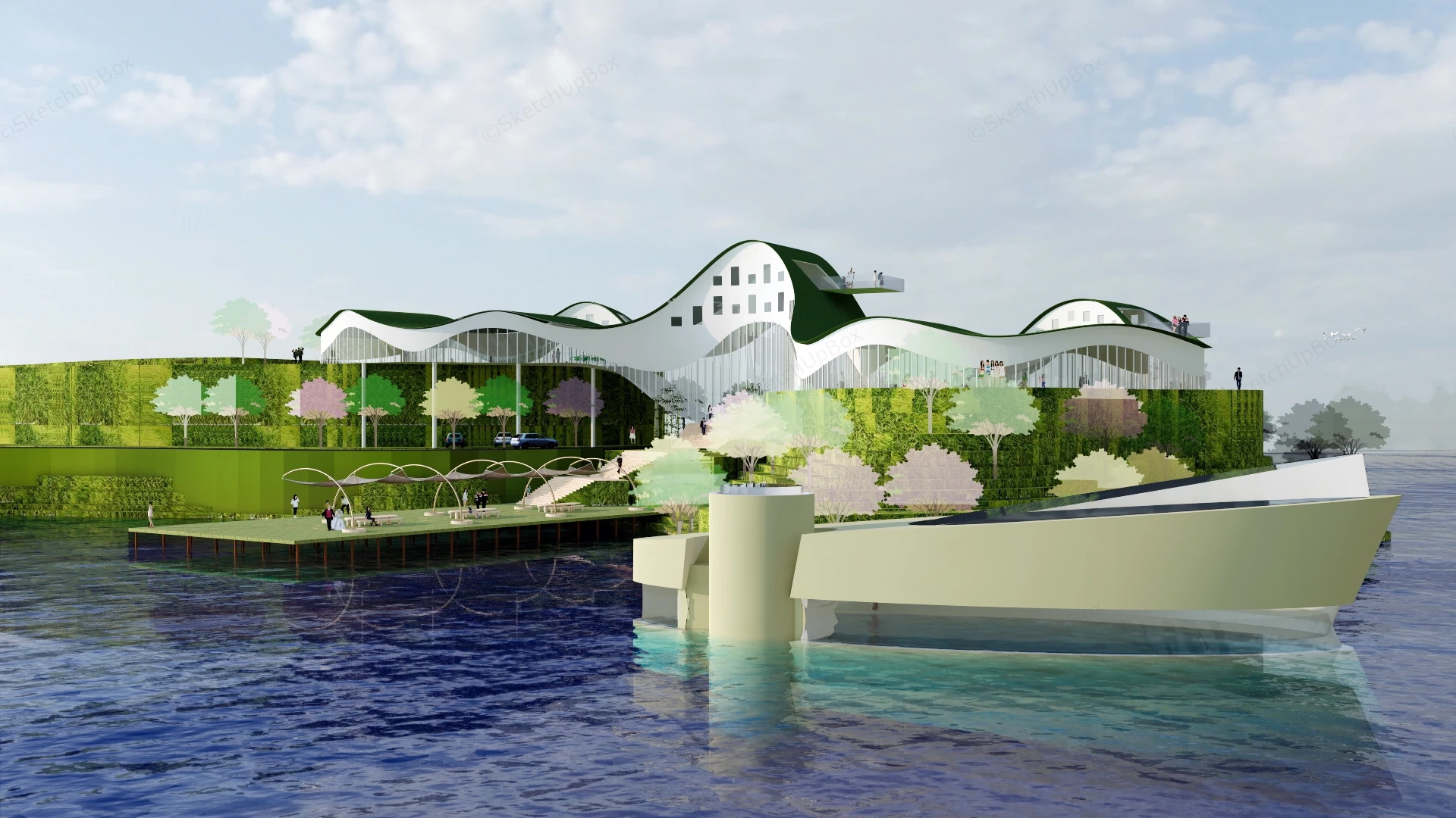 Lakeside Landscape Design sketchup model preview - SketchupBox