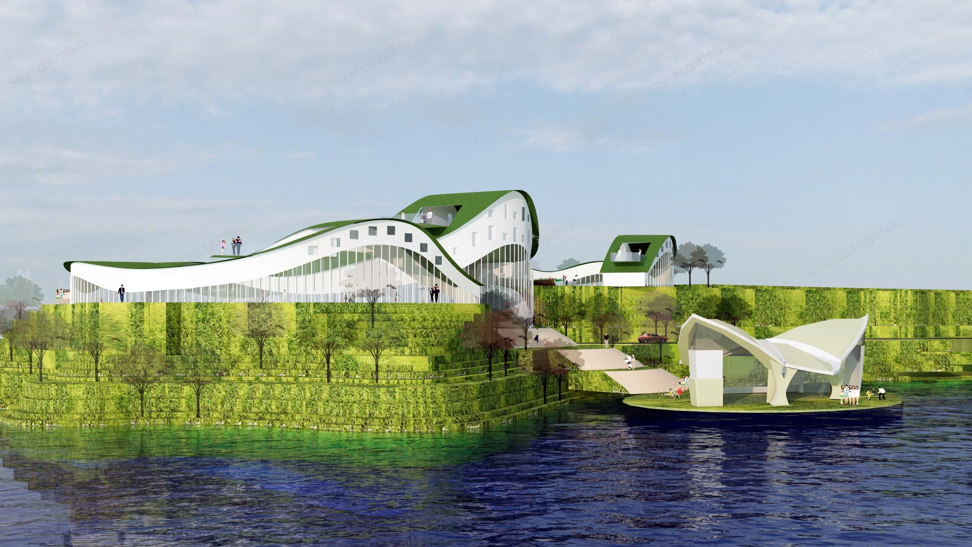 Lakeside Landscape Design sketchup model preview - SketchupBox