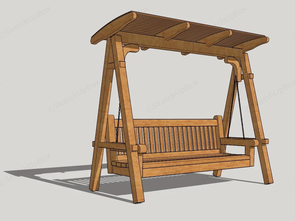 Outdoor Yard Swing sketchup model preview - SketchupBox