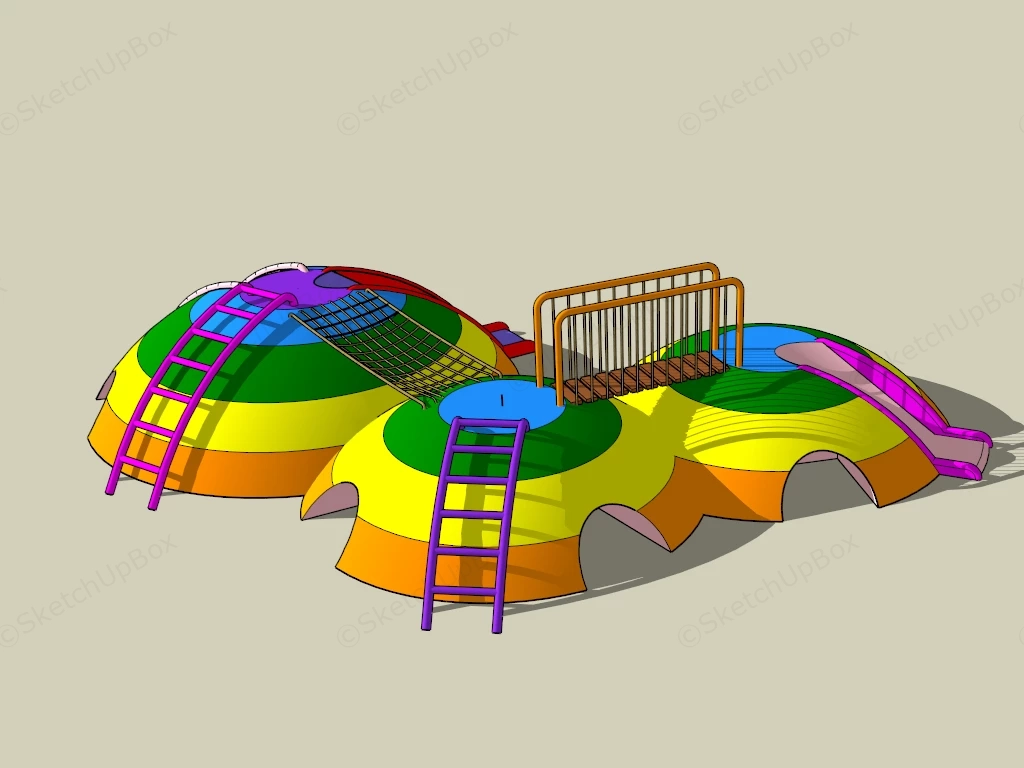 Toddler Climbing Structure sketchup model preview - SketchupBox