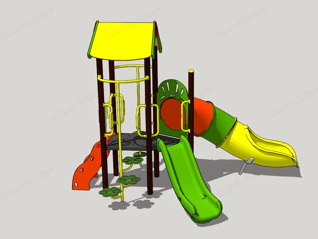 Small Playset For Yard sketchup model preview - SketchupBox